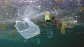 Sampah plastik di lautan